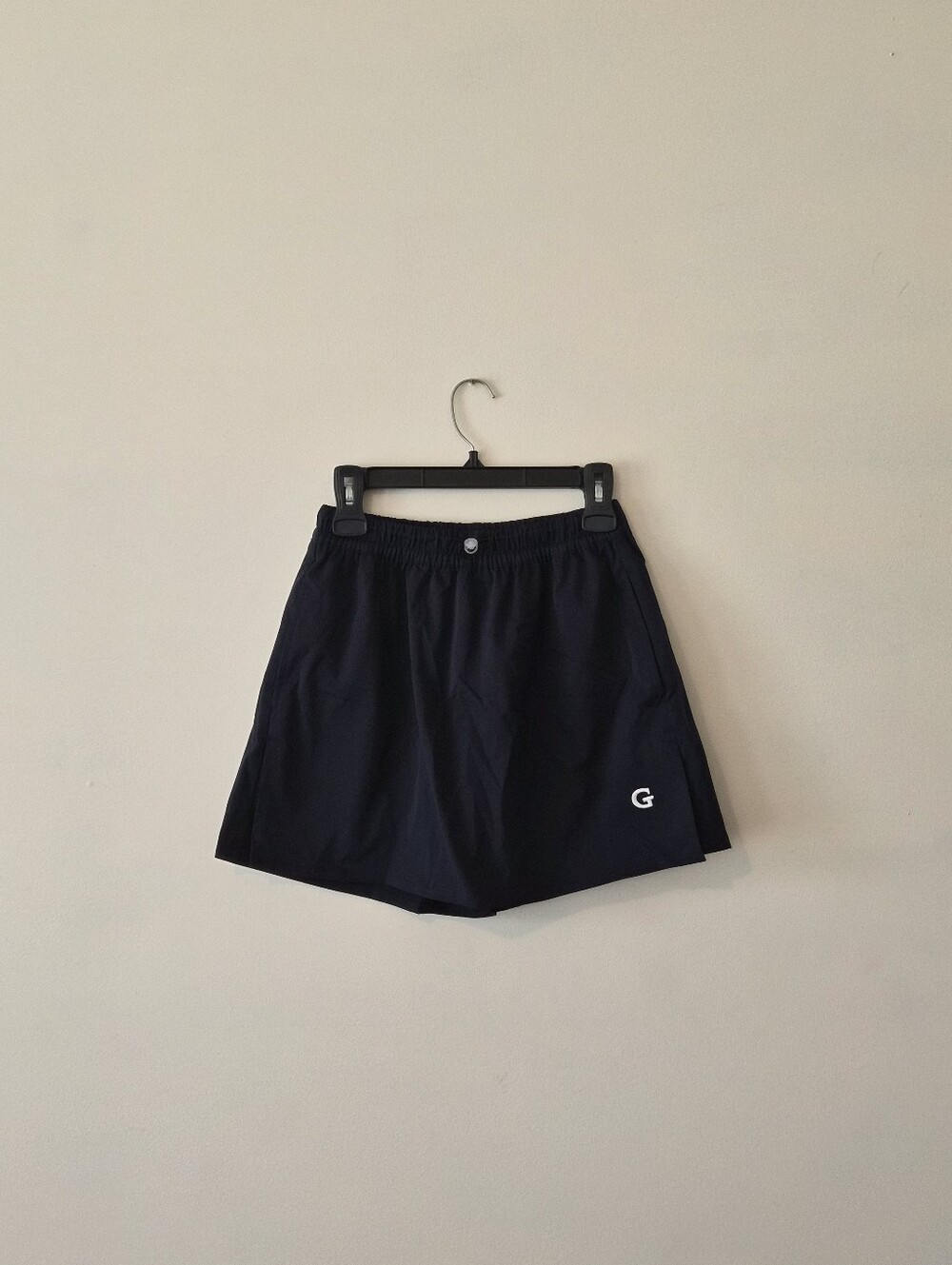 Black Athletic Skort with 'G' Logo